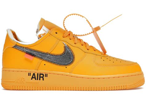 yellow off white af1 stockx.